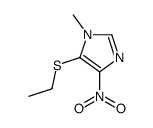 5-(Ethylthio)-1-methyl-4-nitro-1H-imidazole structure