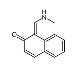 1-(methylaminomethylidene)naphthalen-2-one Structure