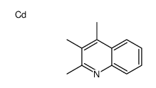 cadmium,2,3,4-trimethylquinoline结构式