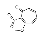 3-methoxy-2-nitrocyclohepta-2,4,6-trien-1-one Structure