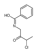 N-(3-chloro-2-oxobutyl)benzamide Structure