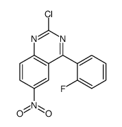 2-chloro-4-(2-fluorophenyl)-6-nitroquinazoline结构式