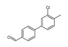 4-(3-chloro-4-methylphenyl)benzaldehyde结构式