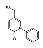 5-HYDROXYMETHYL-N-PHENYL-2-1H-PYRIDONE结构式