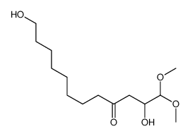 2,12-dihydroxy-1,1-dimethoxydodecan-4-one Structure