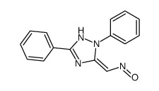 3-(nitrosomethylidene)-2,5-diphenyl-1H-1,2,4-triazole结构式