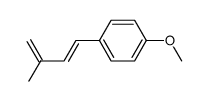 (E)-1-methoxy-4-(3-methylbuta-1,3-dien-1-yl)benzene结构式