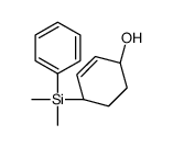 (1S,4R)-4-[dimethyl(phenyl)silyl]cyclohex-2-en-1-ol Structure