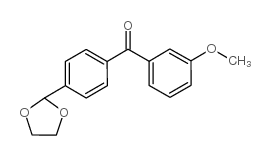 4'-(1,3-DIOXOLAN-2-YL)-3-METHOXYBENZOPHENONE picture
