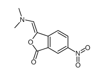 3-(dimethylaminomethylidene)-6-nitro-2-benzofuran-1-one结构式