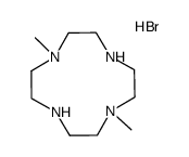 1,7-dimethyl-1,4,7,10-tetra-azacyclododecane tetra-hydrobromide结构式