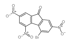 9H-Fluoren-9-one,4-bromo-2,5,7-trinitro- structure