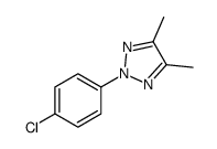 2-(4-chlorophenyl)-4,5-dimethyltriazole Structure