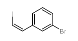 1-bromo-3-[(Z)-2-iodoethenyl]benzene Structure