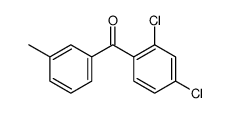(2,4-dichlorophenyl)-(3-methylphenyl)methanone结构式