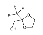 [2-(Trifluoromethyl)-1,3-dioxolan-2-yl]methanol Structure