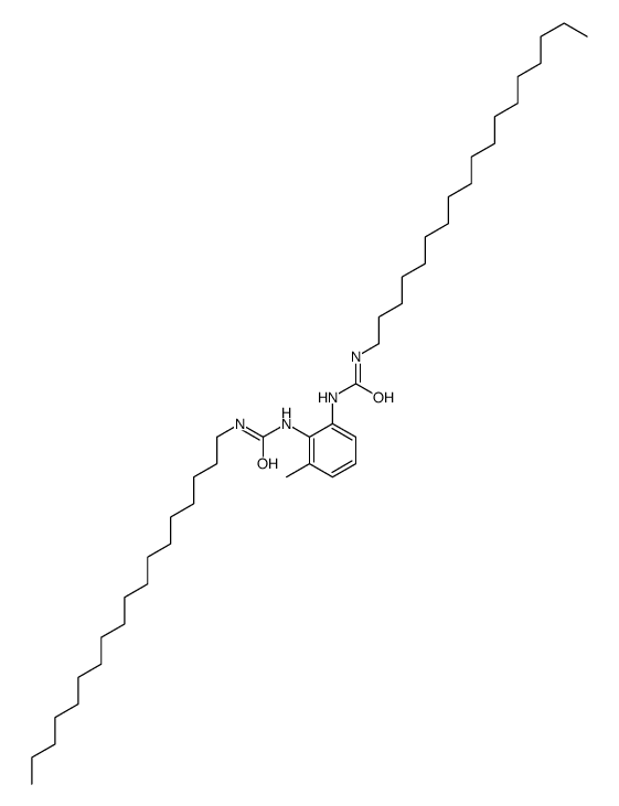 1-[2-methyl-6-(octadecylcarbamoylamino)phenyl]-3-octadecylurea结构式