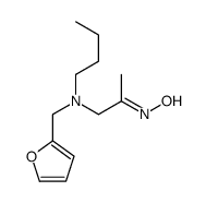 N-[1-[butyl(furan-2-ylmethyl)amino]propan-2-ylidene]hydroxylamine Structure