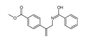 methyl 4-(3-benzamidoprop-1-en-2-yl)benzoate Structure