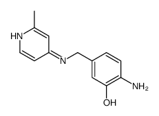 2-amino-5-[[(2-methylpyridin-4-yl)amino]methyl]phenol结构式