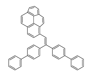 1-[2,2-bis(4-phenylphenyl)ethenyl]pyrene Structure