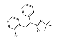 2-[2-(2-bromophenyl)-1-phenylethyl]-4,4-dimethyl-2-oxazoline结构式