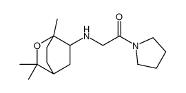 1-pyrrolidin-1-yl-2-[(2,2,4-trimethyl-3-oxabicyclo[2.2.2]octan-5-yl)amino]ethanone Structure