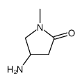 4-氨基-1-甲基吡咯烷酮-2-酮结构式