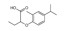 Butanoic acid, 2-[2-methyl-4-(1-methylethyl)phenoxy]结构式