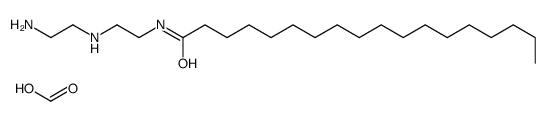formic acid, compound with N-[2-[(2-aminoethyl)amino]ethyl]stearamide (1:1)结构式