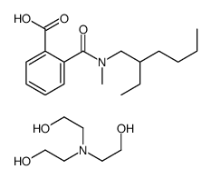 o-[[(2-ethylhexyl)methylamino]carbonyl]benzoic acid, compound with 2,2',2''-nitrilotriethanol (1:1) structure