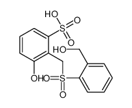 hydroxy[(hydroxymethylphenyl)sulphonyl]methylbenzenesulphonic acid Structure