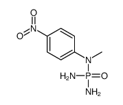 N-diaminophosphoryl-N-methyl-4-nitroaniline Structure