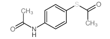 N-(4-acetylsulfanylphenyl)acetamide结构式