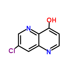 7-Chloro-1,5-naphthyridin-4-ol结构式