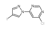 4-氯-6-(4-碘-1H-吡唑-1-基)嘧啶结构式