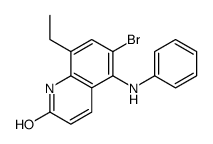 6-Bromo-8-ethyl-5-(phenylamino)quinolin-2-ol structure