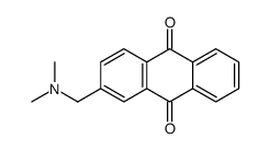 2-[(dimethylamino)methyl]anthracene-9,10-dione结构式