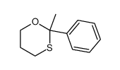 2-methyl-2-phenyl-[1,3]oxathiane Structure