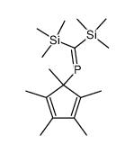 (pentamethylcyclopentadienyl)phosphan结构式