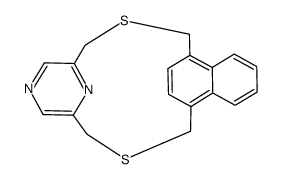 2,13-Dithia<3>(1,4)naphthalino<3>(2,6)pyrazinophan Structure