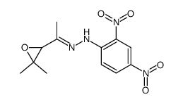 3,4-epoxy-4-methyl-pentan-2-one-(2,4-dinitro-phenylhydrazone) Structure