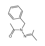 acetic acid-(benzyl-isopropylidene-hydrazide) Structure