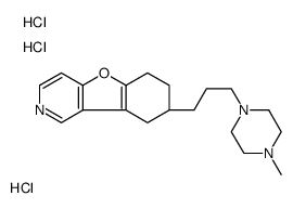 BENZOFURO(3,2-c)PYRIDINE, 1,2,3,4-TETRAHYDRO-2-(3-(4-METHYL-1-PIPERAZI NYL)PROPYL结构式