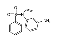 1-(benzenesulfonyl)indol-4-amine结构式