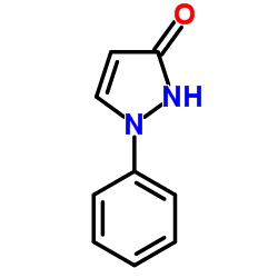 1-苯基-1H-吡唑-3(2H)-酮结构式