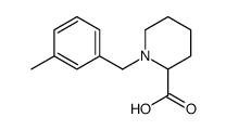 1-[(3-methylphenyl)methyl]piperidine-2-carboxylic acid结构式