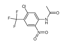 N-(5-chloro-2-nitro-4-(trifluoromethyl)phenyl)acetamide Structure