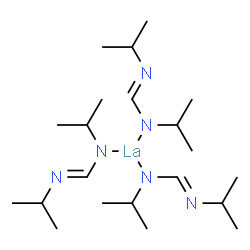 Tris(N,N'-di-i-propylformamidinato)lanthanum(III), (99.999+-La) PURATREM La-FMD Structure