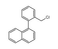 2-(1-naphthyl)benzyl chloride结构式